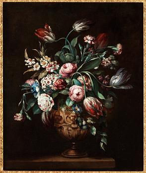 297. Pieter Casteels III In the manner of the artist, Still life with flowers.
