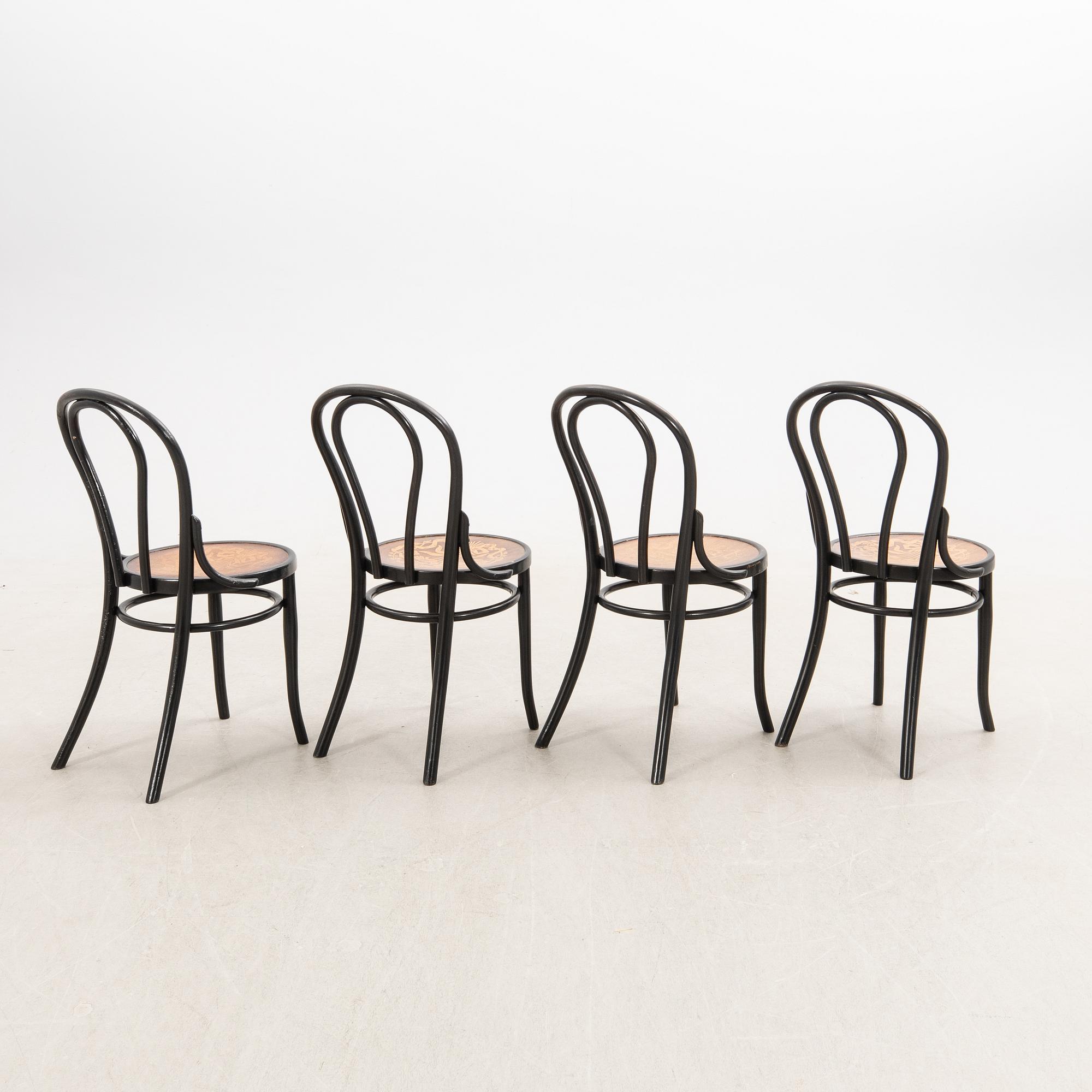 Chairs 4 pcs 20th century.