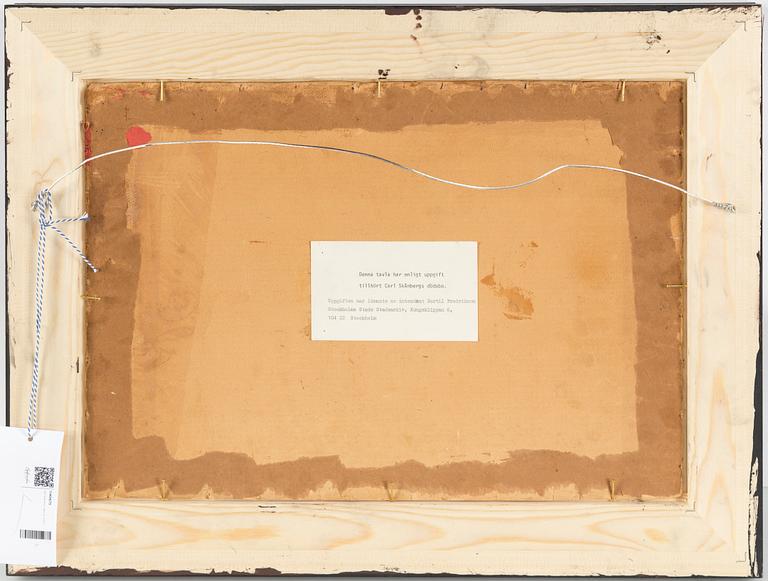 CARL SKÅNBERG, oil on paper-panel.