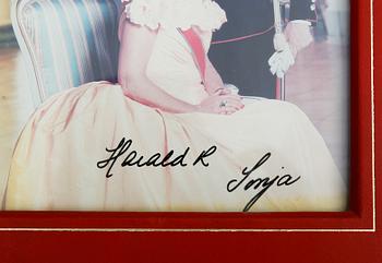 AUTOGRAFER, i tre ramar, bl a Stor-hertigen av Luxembourg.