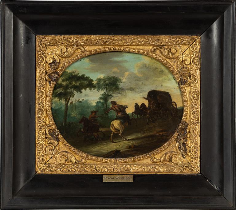 Philips Wouwerman, hans art, olja på pannå,