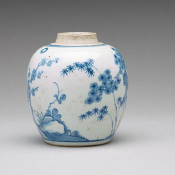 KRUKA, porslin. Qingdynastin, Kangxi  (1664-1722).