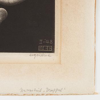 Maurits Cornelis Escher, ”Drop (Dewdrop)”.