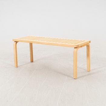 An Alvar Aalto birch bench model 153 Artek Finland.