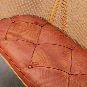 A sofa and an armchair in "Kongeserien" by Rud Thygesen & Johnny Sörensen. Designed in 1968.