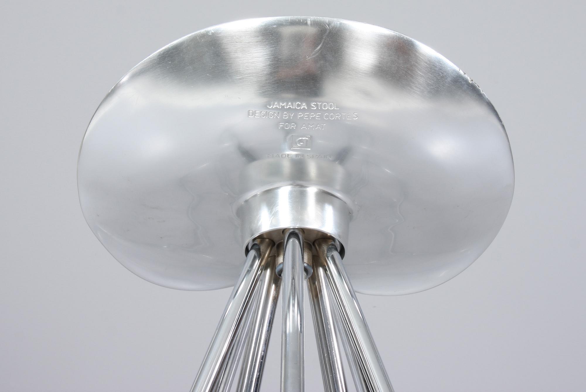 BARSTOLAR, ett par, "Jamaica stool", Pepe Cortes, Amat, Spanien.