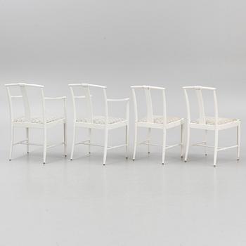 Kerstin Hörlin-Holmqvist, stolar, 4 st, "Triva"-serien, Nordiska Kompaniet, 1900-talets mitt.