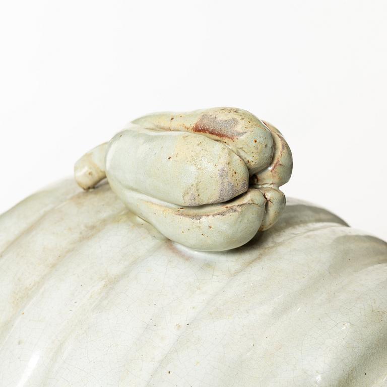 Allan Ebeling, terrin med lock, glaserad keramik, Torshälla.