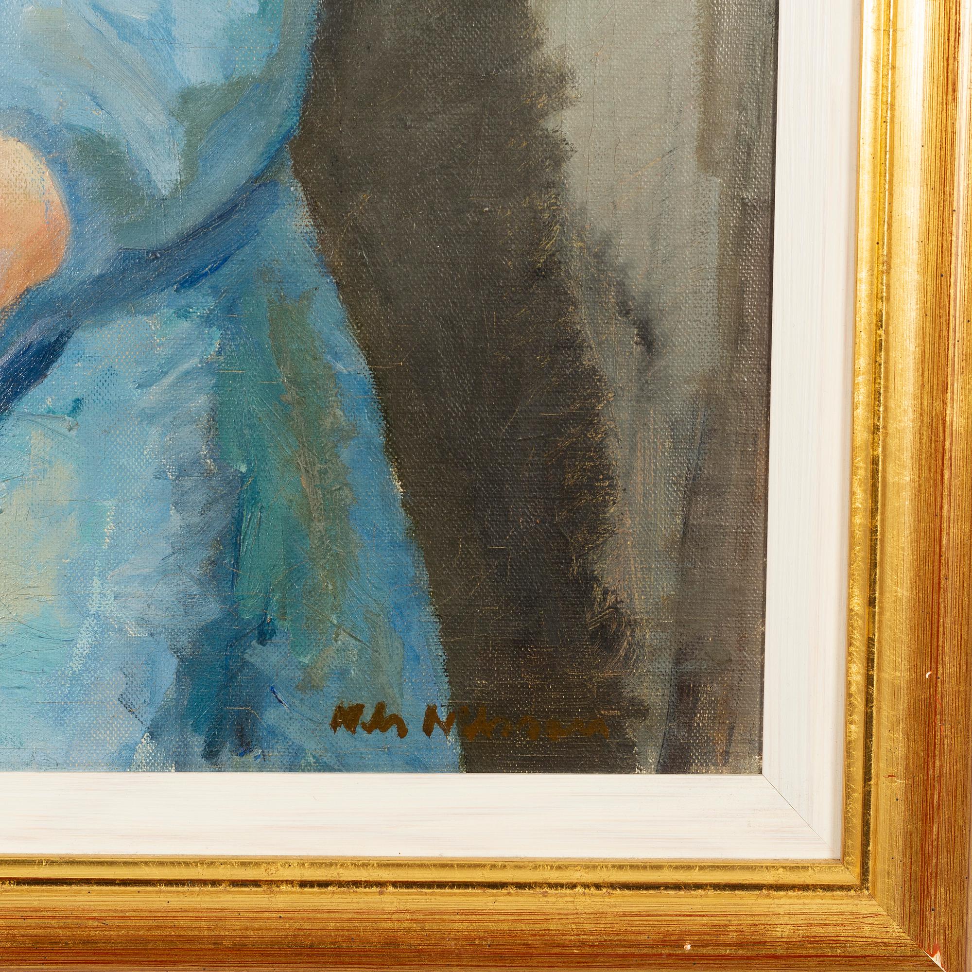 Nils Nilsson, oil on canvas, signed.