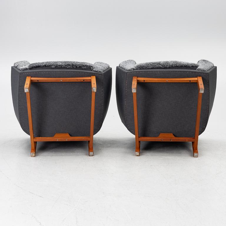 Lennart Bender, fåtöljer, ett par, "Corona", Ulferts, 1900-talets andra hälft.