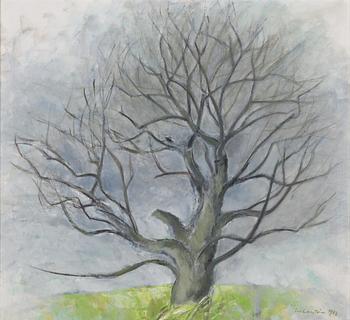 Eva Cederström, olja på duk, signerad och daterad 1988.