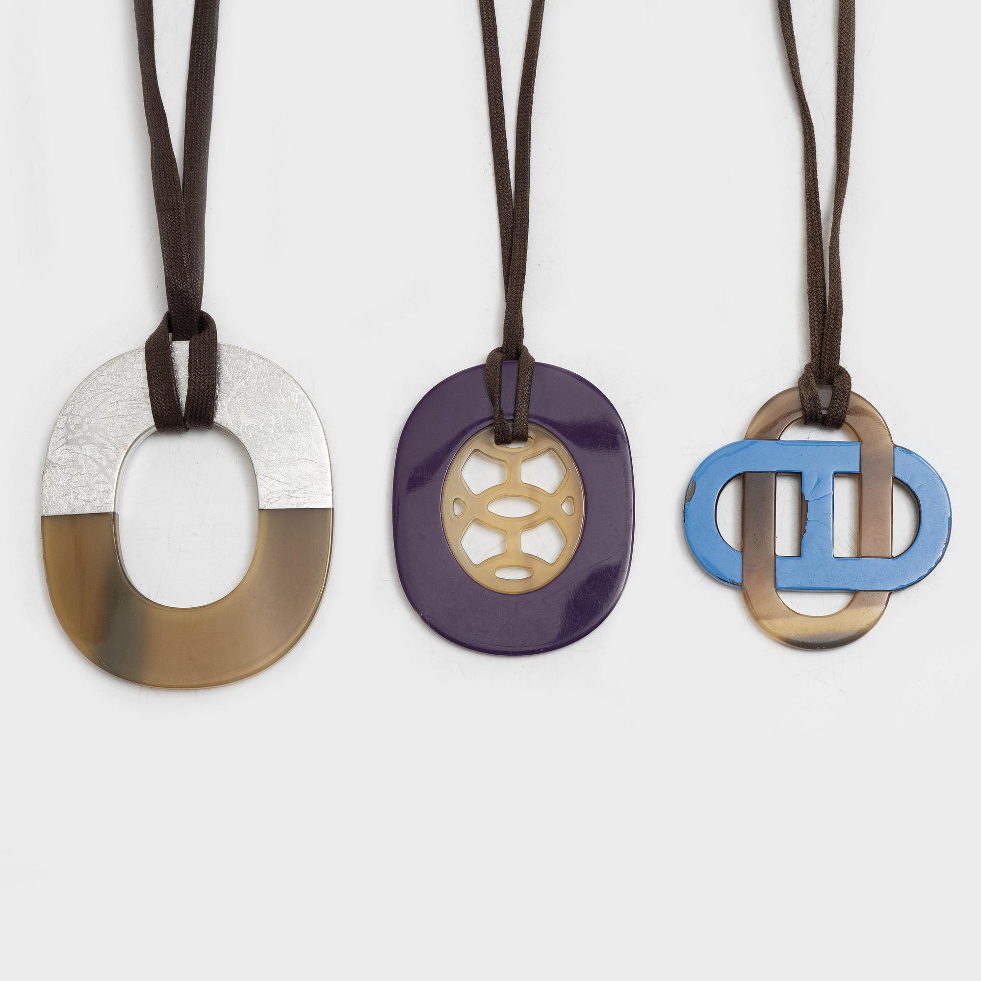 Hermès, Necklace, 3 pcs "Isthme necklace".