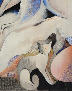 Béla Kádár, Ballerina on a white horse.