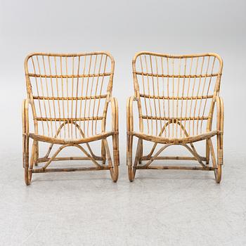 A par of armchairs, second half of the 20th Century.