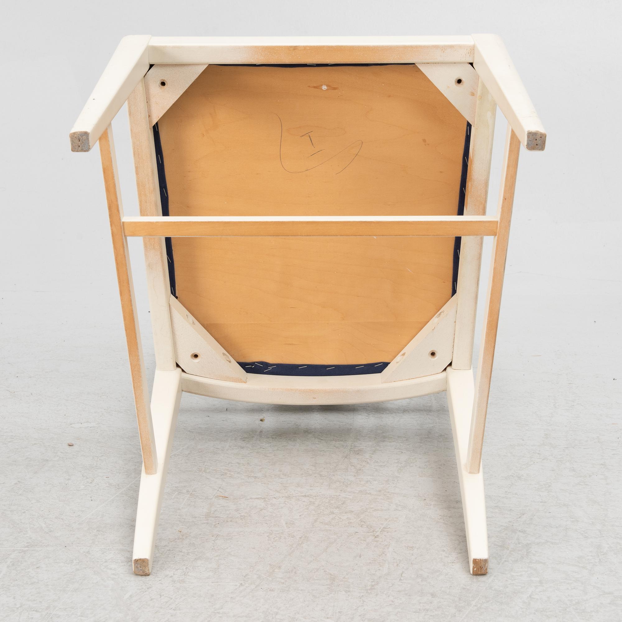 Carl Malmsten, four chairs, "Ulfåsa", Bodafors, 1963.