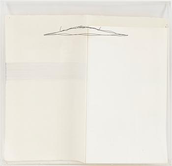 RUNE HAGBERG, "Stråk", blandteknik på papper,  numrerad XX,  monogramsignerad och daterad 1989 á tergo.