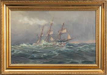 Arvid Ahlberg, Sailing Ship.