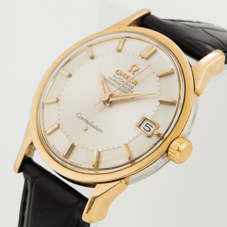 OMEGA, Constellation, "Pie-Pan", Chronometer, wristwatch, 34 mm,