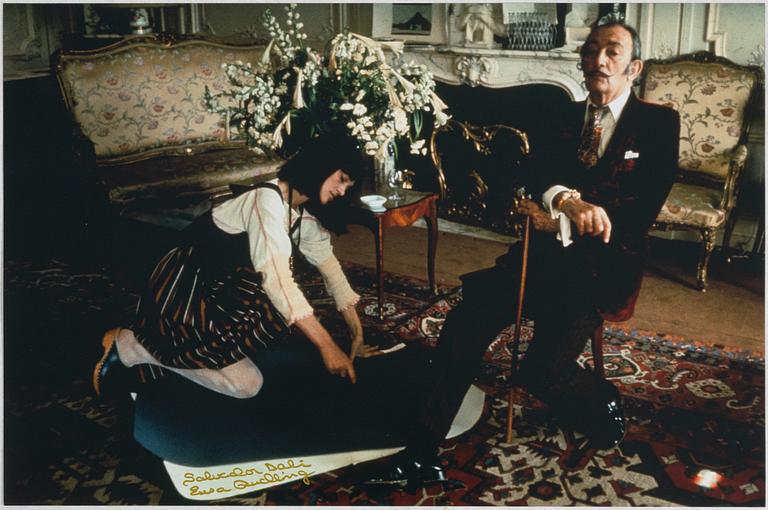 Ewa Rudling, "Ivy Nicholson & Salvador Dalí Hotel Meurice- Paris 1972".