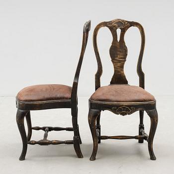 STOLAR, 4 st, rokokostil, 1900-talets första hälft.