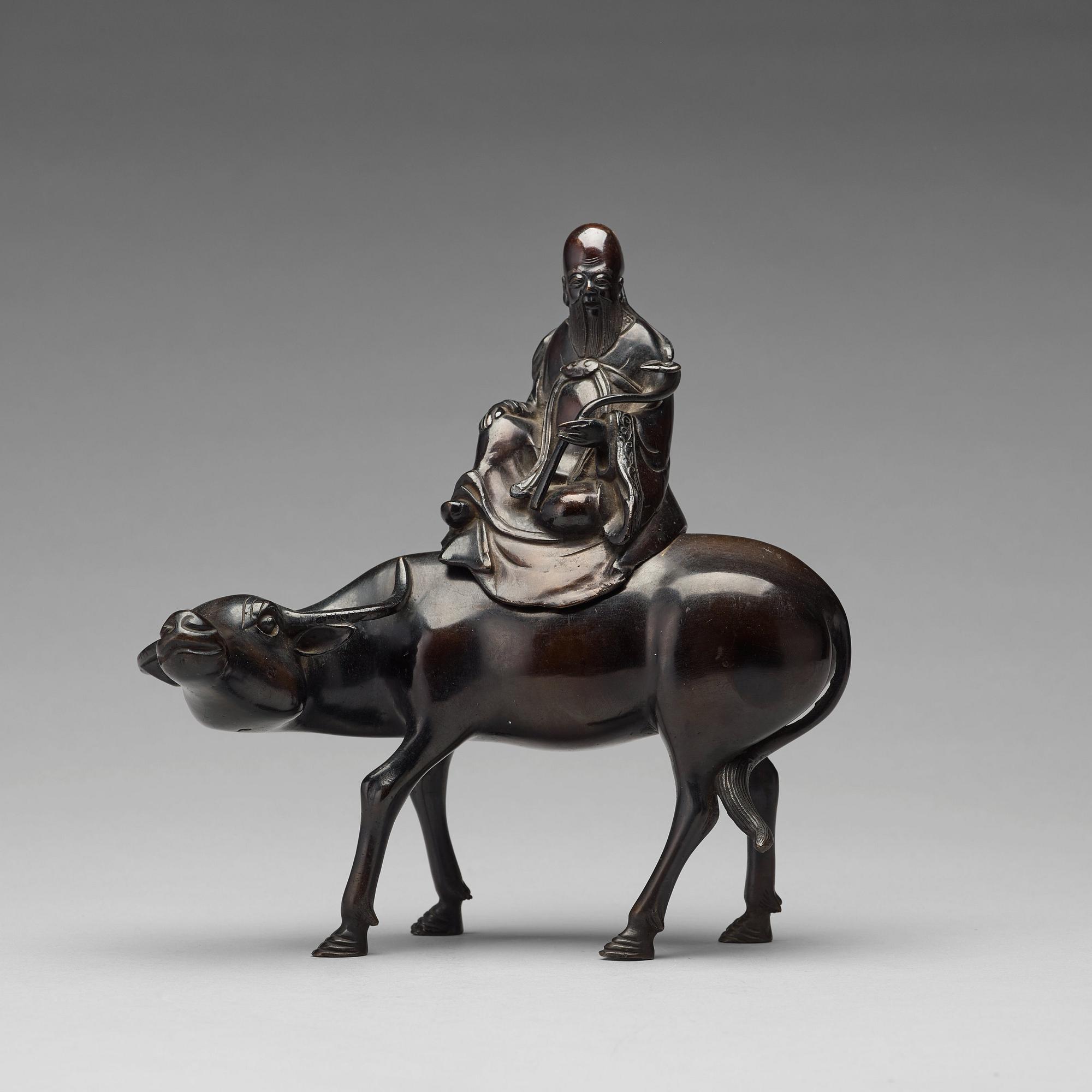SKULPTUR, brons. Qingdynastin (1664-1912).