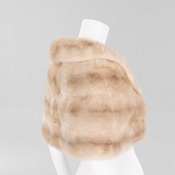 A mink cape.