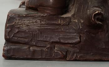 SKULPTUR, lergods, Österrike, 1900-talets första hälft.