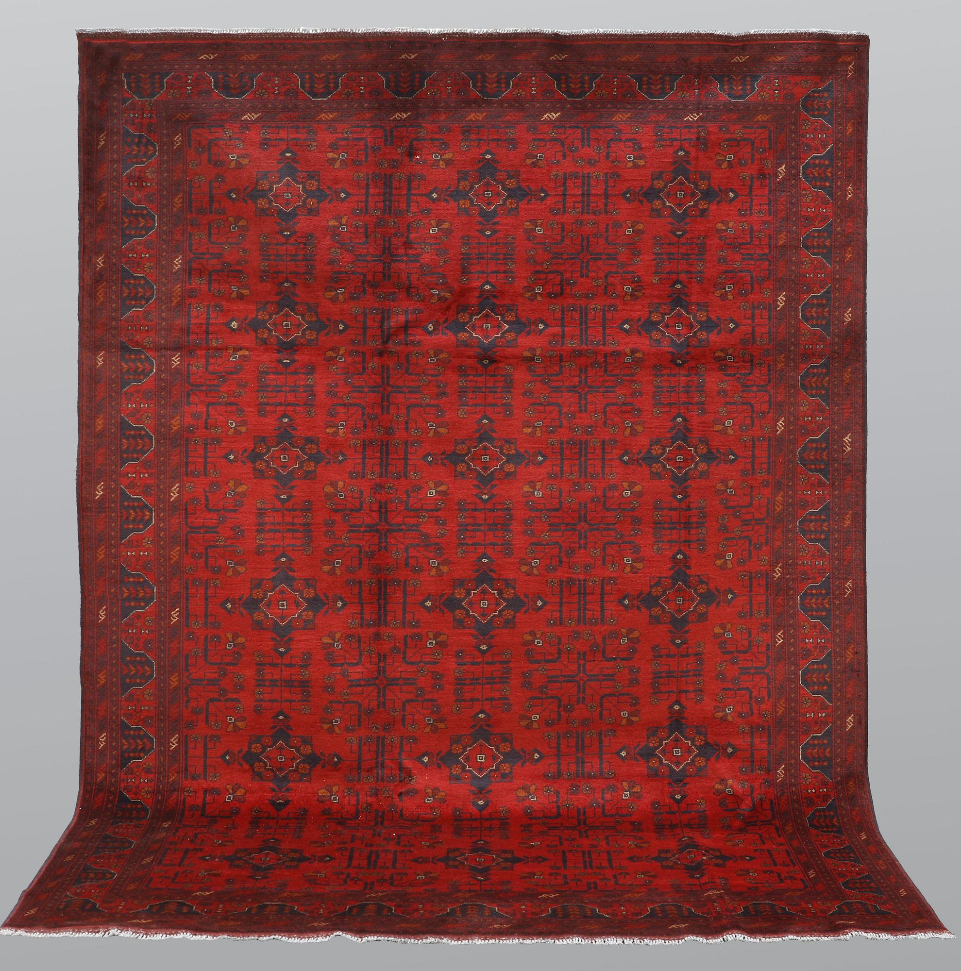 A carpet, Afghan Khan Mohammedi, ca 301 x 216 cm.