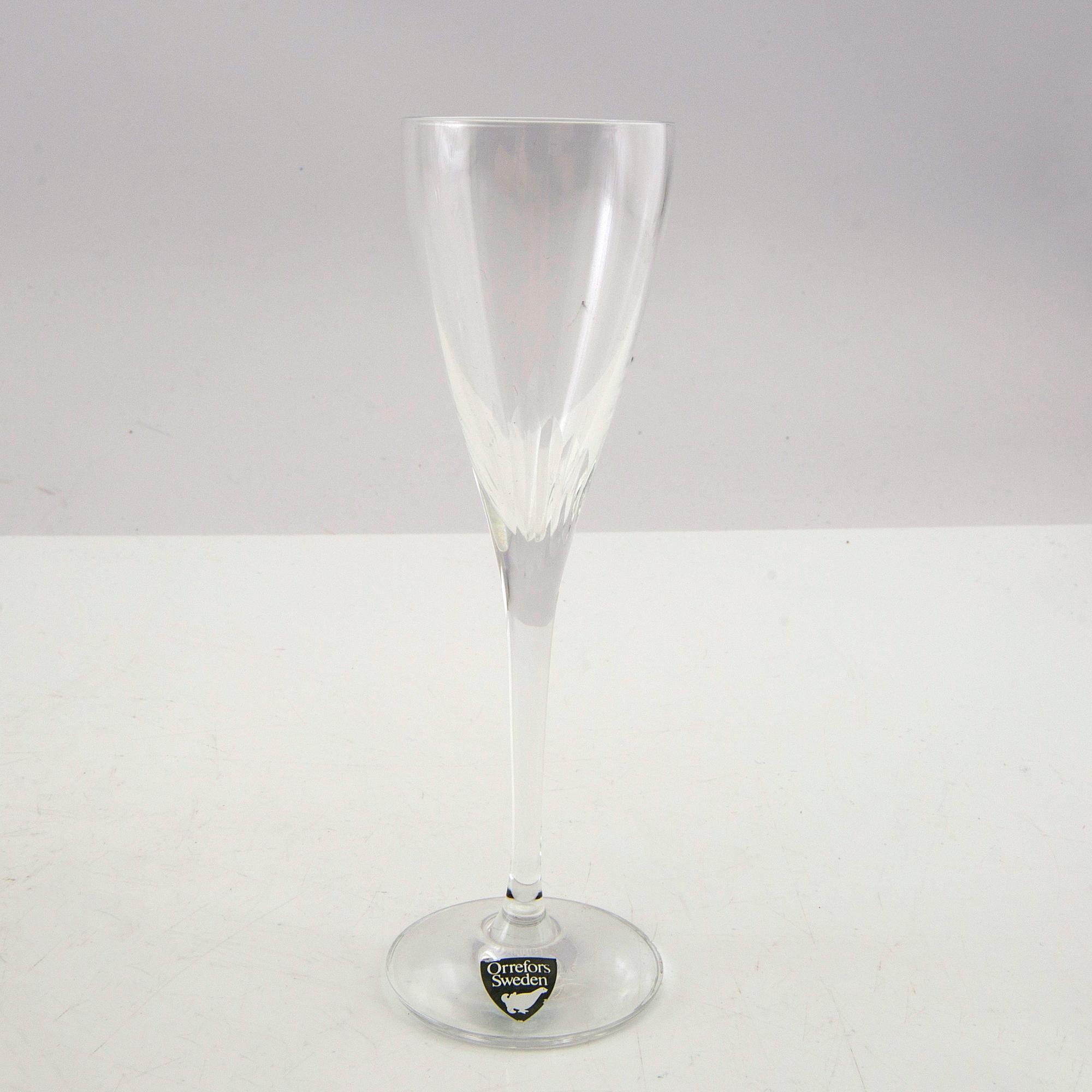 Erika Lagerbielke, servis 35 dlr "Crescendo" Orrefors sent 1900-tal.