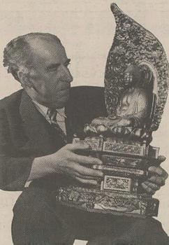 Kawase Bunjiro Hasui, Evening Snow at Ishinomaki (Ishinomaki no bosetsu).