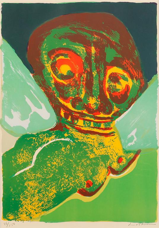 BENGT LINDSTRÖM, färglitografi, signerad och numrerad 47/150.