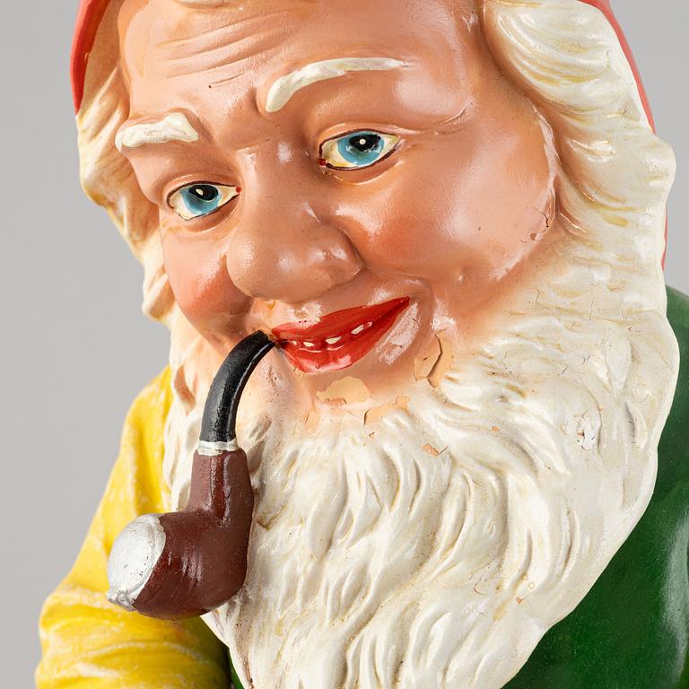 Gnome, earthenware, Gräfenroda, Germany, second half of the 20th century.