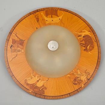 TAKPLAFOND, Mjölby Intarsia, 1930/50-tal.