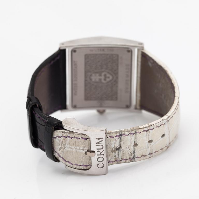 Corum, Facettes, wristwatch, 34 x 29 mm.