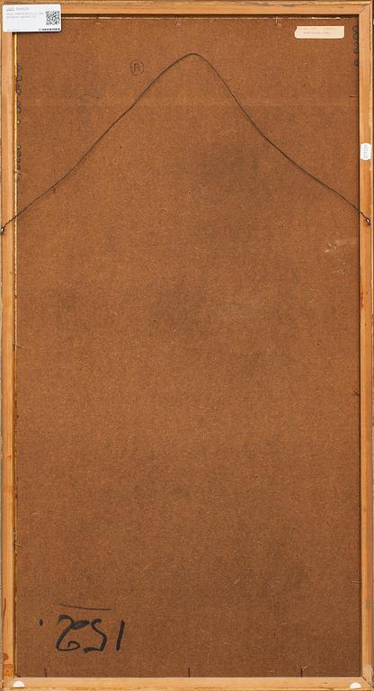 AXEL THEODOR KULLE, olja på pannå, signerad.