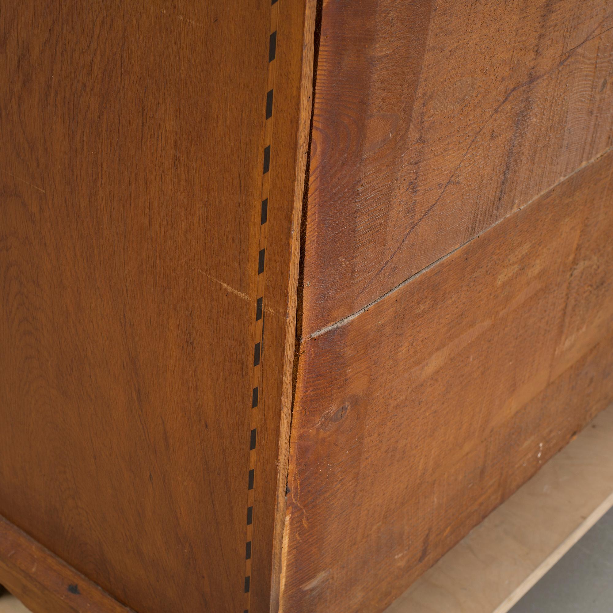 A writing cabinet, probably from Småland, first half of the 19th century.