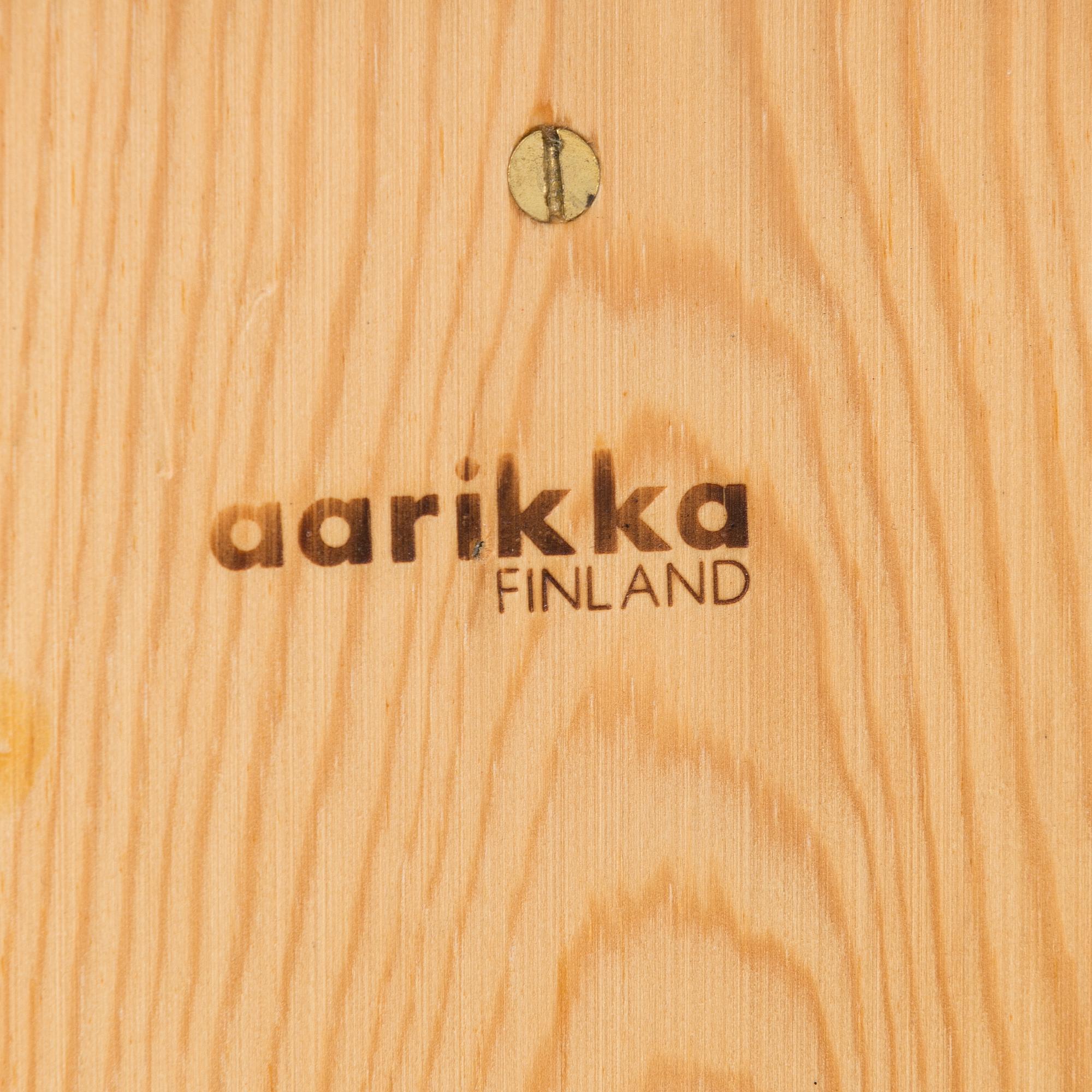 KAIJA AARIKKA, bricka 'Honka', pepparkvarn 'Sampo', fågelskål, 1970-tal, Finland.
