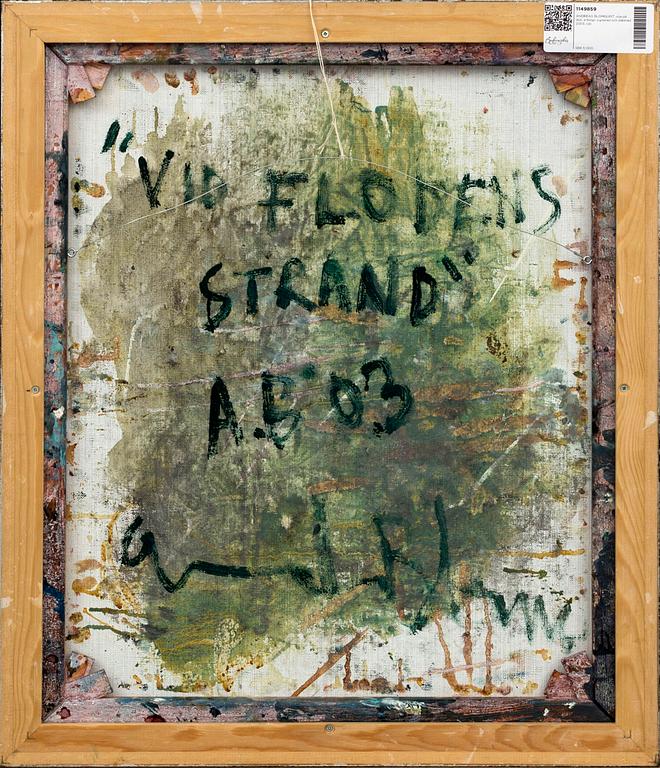 ANDREAS BLOMQUIST, oil on canvas, signed verso and dated 2003.