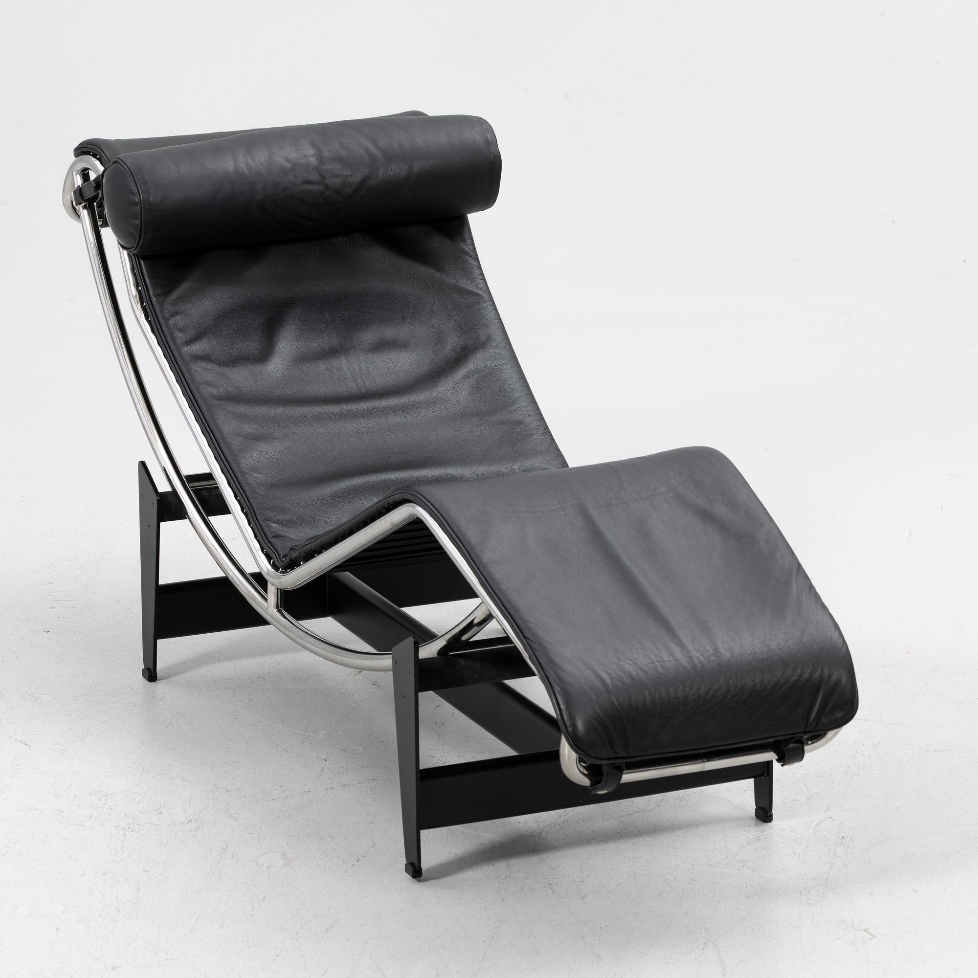 Charlotte Perriand & Le Corbusier, vilstol, "LC4", Cassina, Italien.