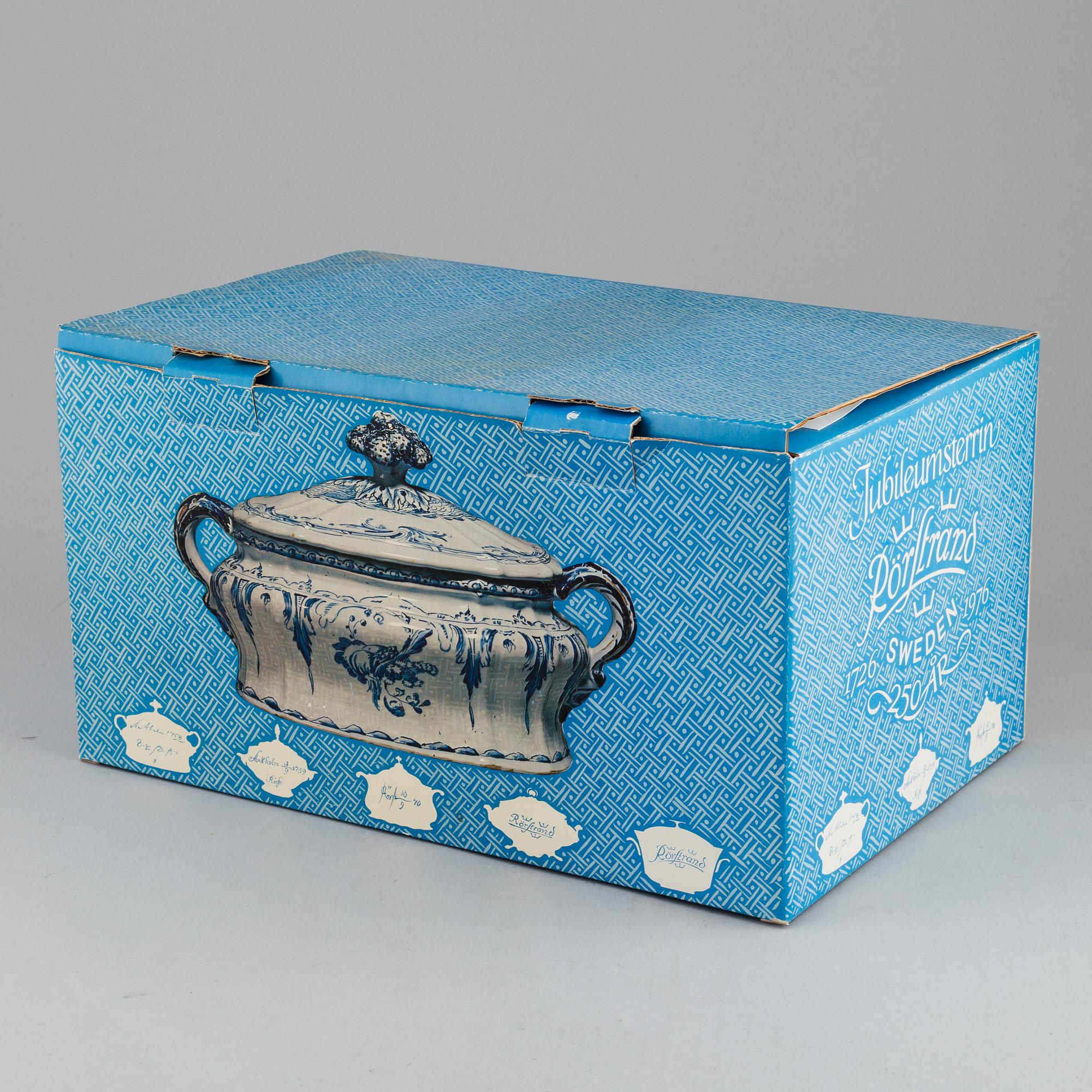 RÖRSTRAND, a porcelaine anniversary tureen, 1976.