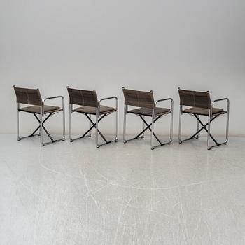 a set of 4 'X75-2' chairs by BÖRJE LINDAU & BO LINDEKRANTZ.