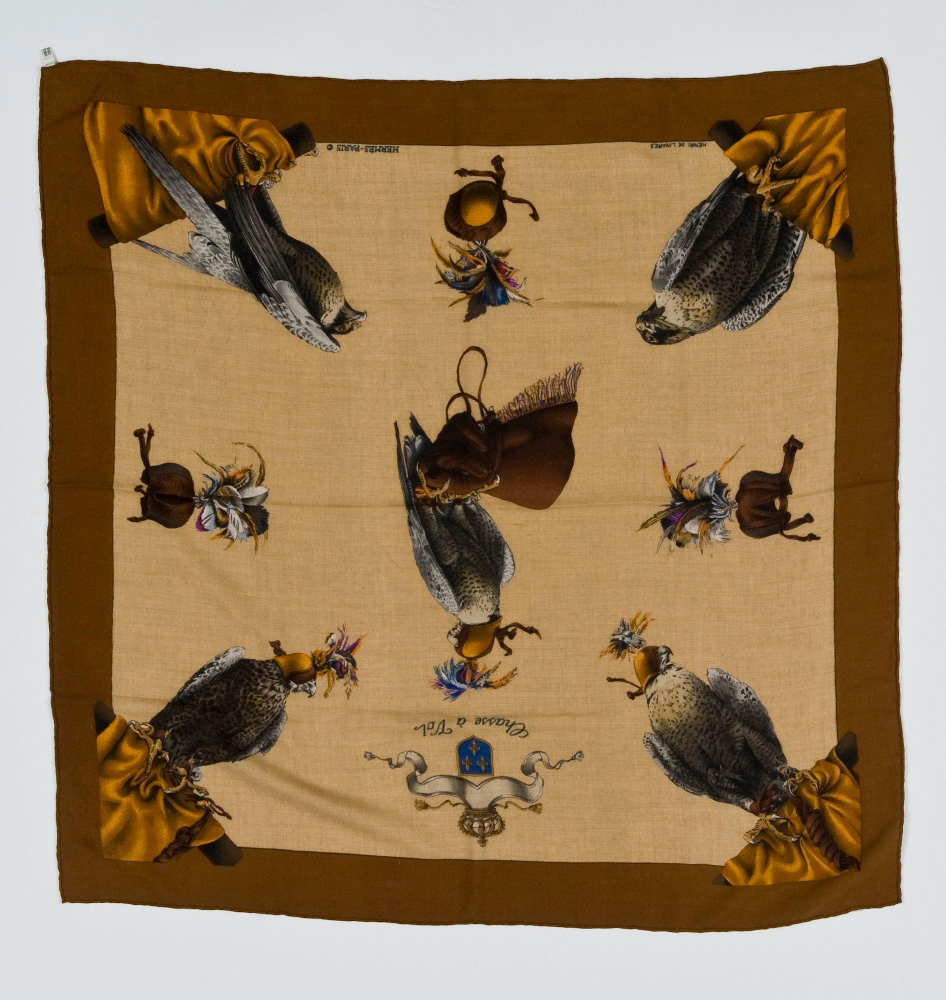 SCARF, Hermès, "Chasse á vol".