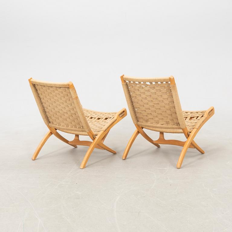 Ebert Wels, a pair of folding chairs, Yugoslavia 1960s.