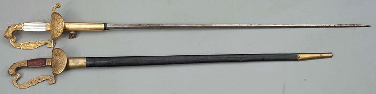 DRÄKTVÄRJOR, 2 ST, Ryssland, Nikolai I, 1796-1855.