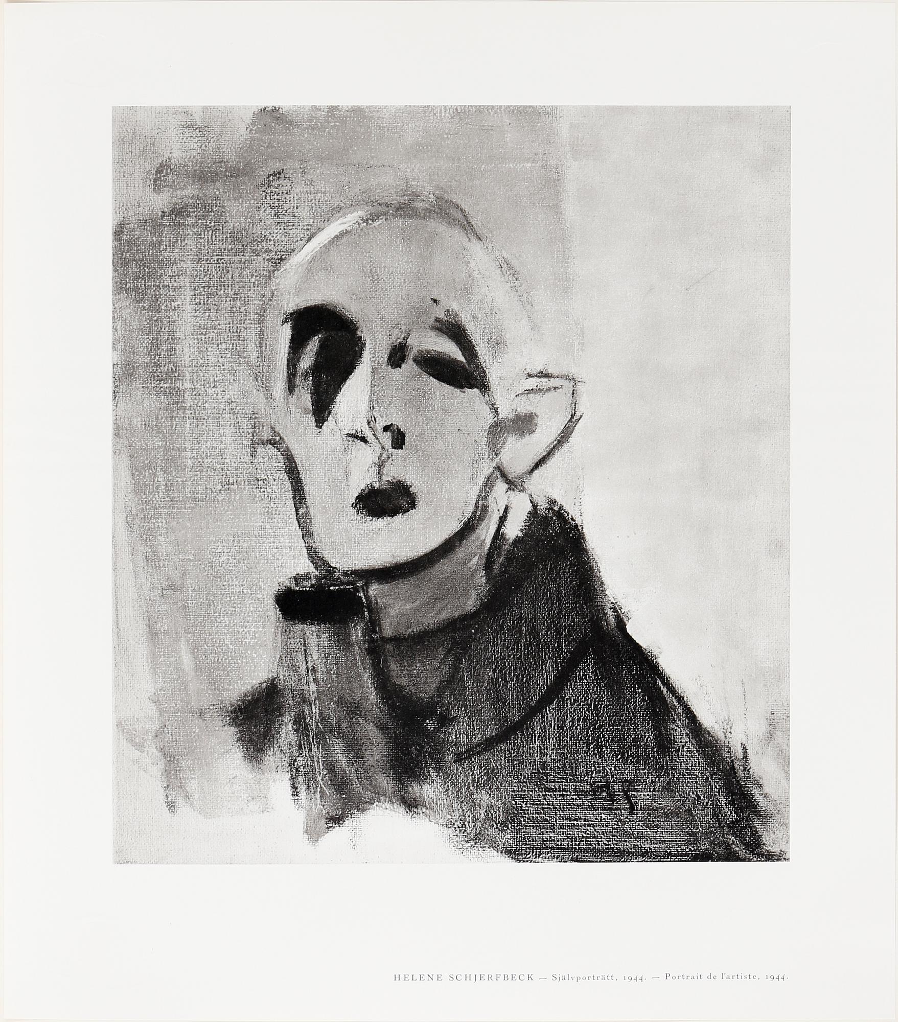 HELENE SCHJERFBECK, portfolio with 48 black and white reproductions, Stockholm 1945.