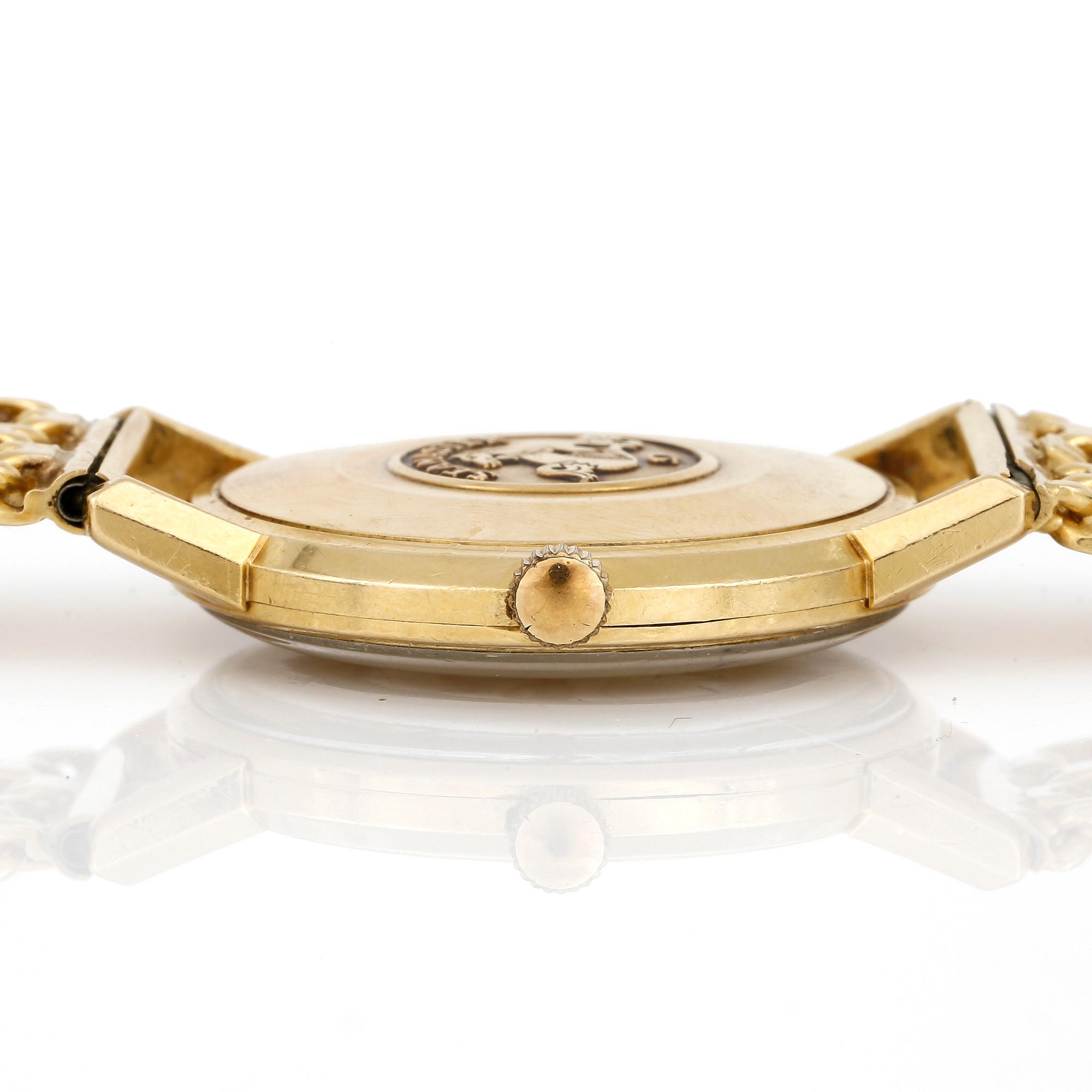 ARMBANDSUR, 18 k guld, Omega Seamaster De Ville, 1960-tal, ca 92,8 gram.