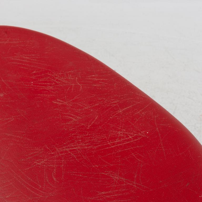 Poul Volther, easy chair with footstool, "Corona EJ 5", Erik Jørgensen, Denmark.