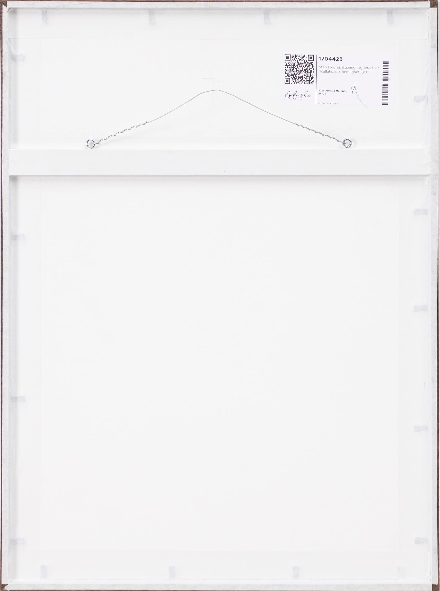 Sten Eklund, "Bergtypen vid "Kullahuset",  Ur "Kullahusets hemlighet.