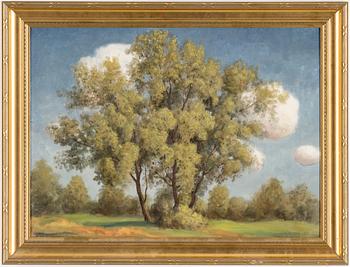 OSKAR BERGMAN, oil on canvas, signed and dated 1939.