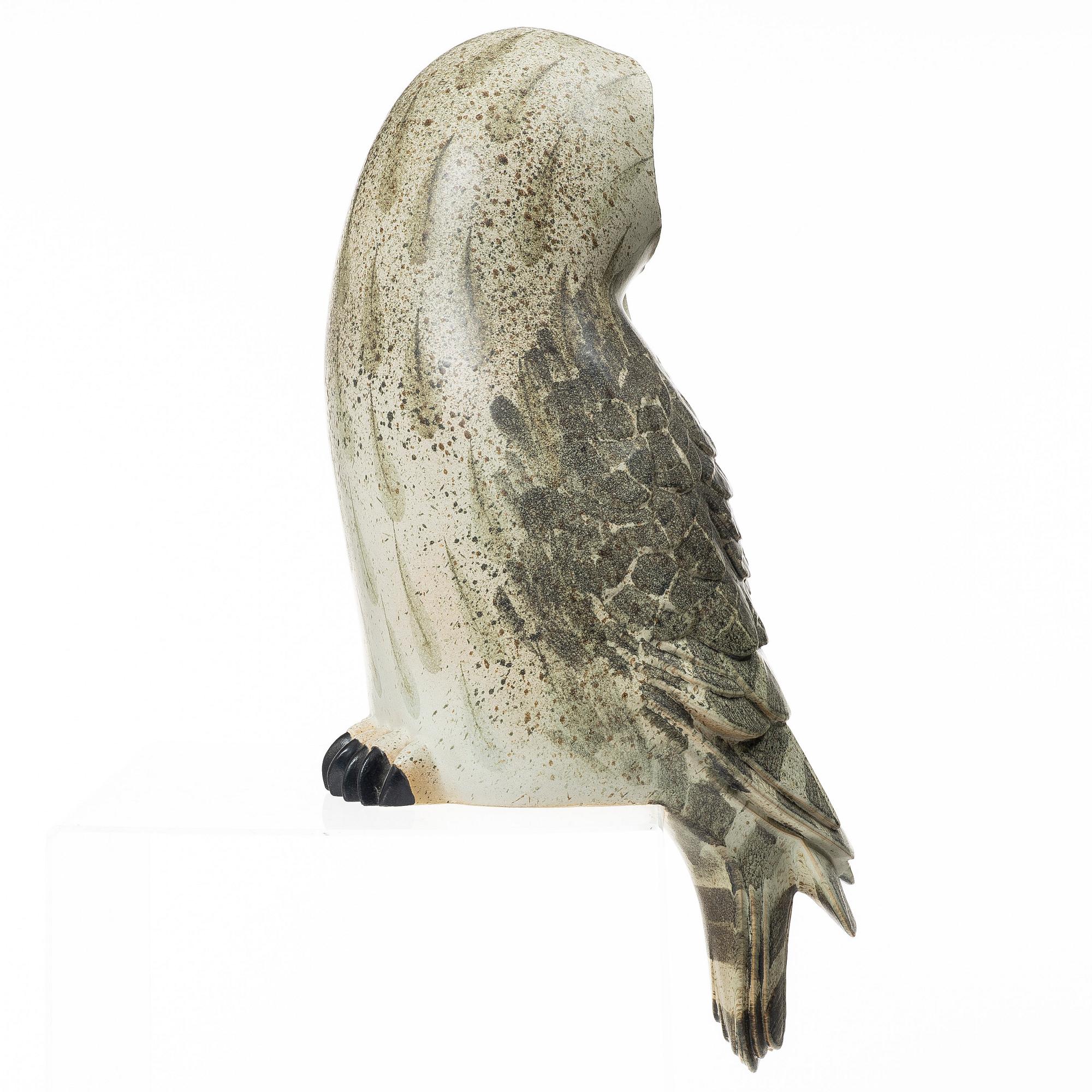 Paul Hoff, Sculpture, "Strix Nebulosa no 636", Rörstrand, 1994.